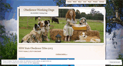 Desktop Screenshot of obedienceworkingdogs.com